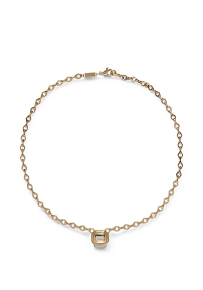 Azlee Staircase diamond necklace - Gold