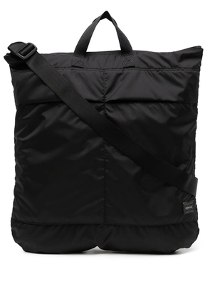 Porter-Yoshida & Co. logo-patch tote bag - Black