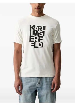 Karl Lagerfeld logo-print T-shirt - White