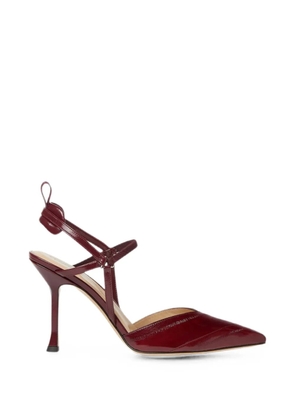 FENDI Very Colibrì pointed-toe strap pumps - Red