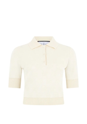 Philipp Plein jacquard-monogram polo top - Neutrals