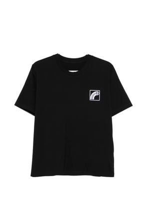 MM6 Maison Margiela logo-print T-shirt - Black