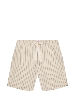 Orlebar Brown Alex fine-stripe deck shorts - Neutrals