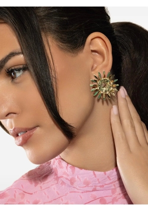 Carol Kauffmann Mandala diamond earrings - Gold
