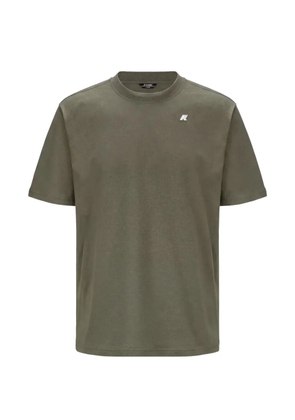 K-Way Solo logo-patch crew-neck T-shirt - Green