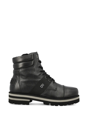 BOGNER lace-up padded-collar ankle boots - Black