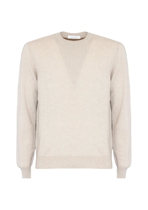 Cruciani crew-neck long-sleeve sweater - Neutrals