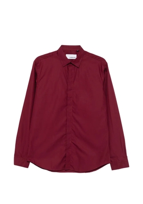 Costumein concealed-placket long-sleeve shirt - Red