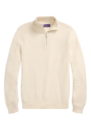 Ralph Lauren Purple Label silk-blend jumper - Neutrals