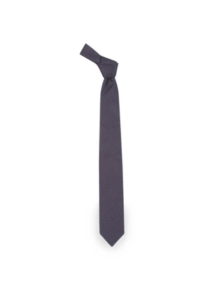 Lardini geometric-pattern silk tie - Blue