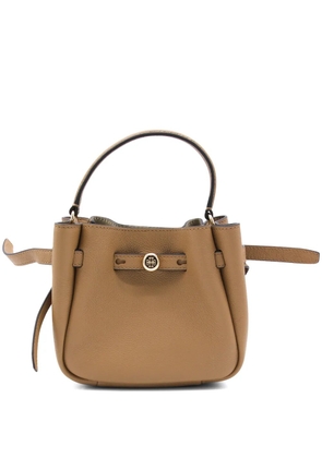 Tory Burch pebbled leather tote bag - Neutrals