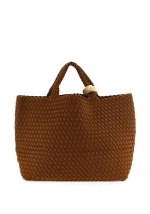 NAGHEDI medium St. Barths hand-woven tote bag - Brown