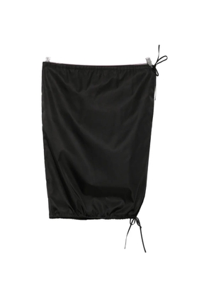 Prada drawstring-hem midi skirt - Black