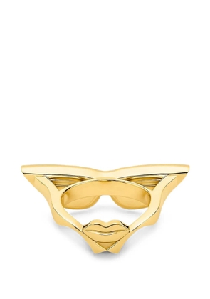EDINA KISS diamond and sapphire sunglass ring - Gold