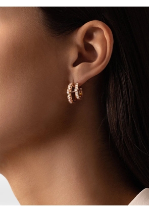 Nouvel Heritage Under the Stars diamond hoop earrings - Pink