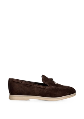 GUESS USA Aryanai suede loafers - Brown