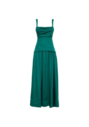 Acler Reeve draped maxi dress - Green