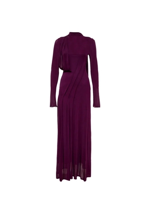 Acler Rea draped maxi dress - Purple
