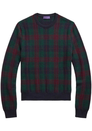 Ralph Lauren Purple Label plaid sweater - Green