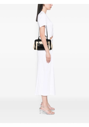 Chloé Pre-Owned 2015 Small Bicolor Leather Alice satchel - Black