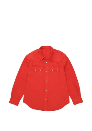 Fortela Smith yoke-detail shirt - Red