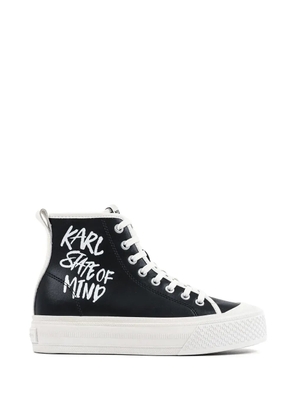 Karl Lagerfeld Kampus Max V high-top sneakers - Black