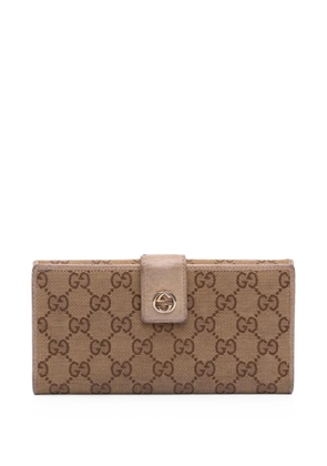 Gucci Pre-Owned 2000-2015 GG Canvas Miss GG Continental Wallet long wallets - Neutrals