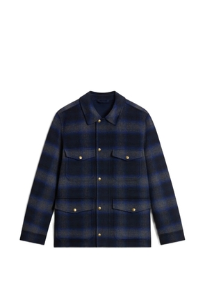 Woolrich checked shirt jacket - Blue