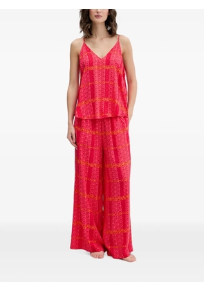 DKNY logo-print pajamas (set of two) - Red
