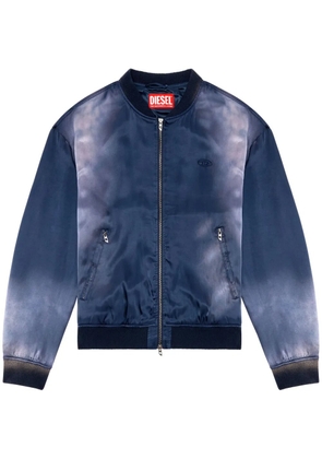 Diesel J-Martex satin bomber jacket - Blue