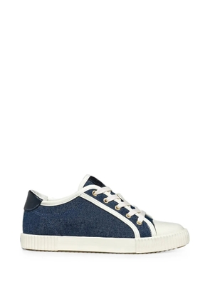 Geox lace-up panelled sneakers - Blue