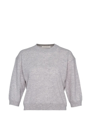 Club21 cropped crew-neck sweater - Grey