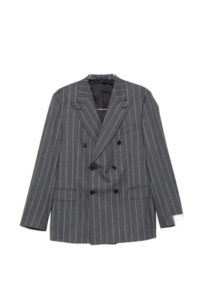 Caruso pinstriped double-breasted suit - Grey