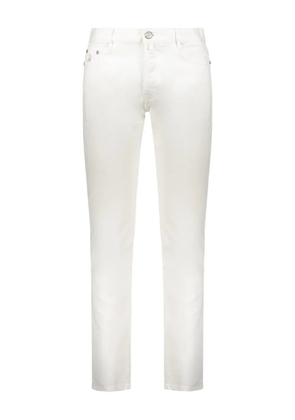 Moorer five-pocket jeans - White
