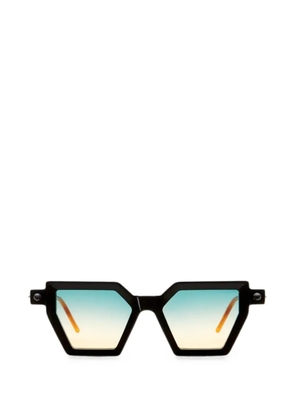 Kuboraum P26 geometric-frame sunglasses - Black
