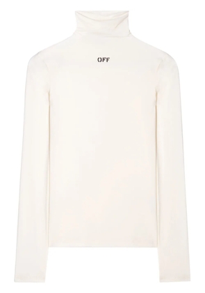 Off-White logo-print second-skin top