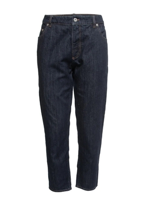 Miu Miu Pre-Owned patch-detail jeans - Blue