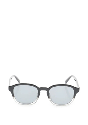 Gucci Pre-Owned round-frame logo-detail sunglasses - Black