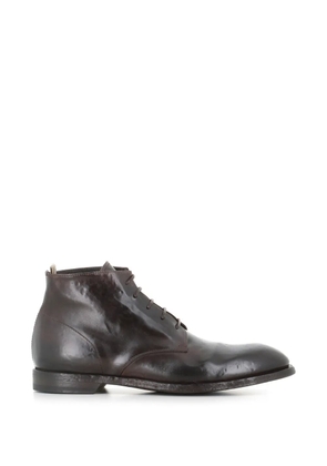 Officine Creative Sound lace-up leather ankle boots - Brown