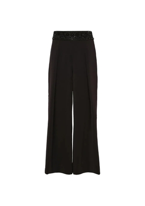 Club21 bead-embellished trousers - Black