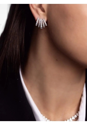 KWIAT five row ear cuff diamond earrings - Silver