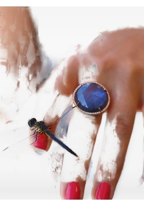 Irene Neuwirth labradorite diamond ring - Gold