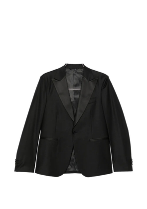 Brian Dales long-sleeve buttoned suit - Black