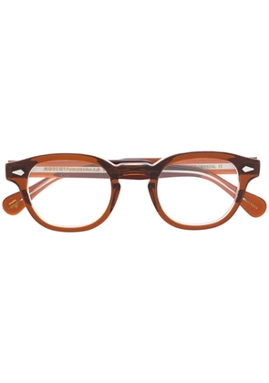 Moscot Lemtosh square-frame glasses - Brown