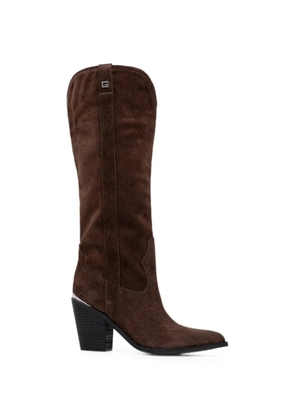 GUESS USA Sashan suede boots - Brown