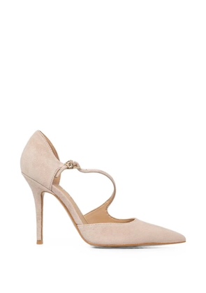 GUESS USA pointed-toe buckled-strap pumps - Neutrals