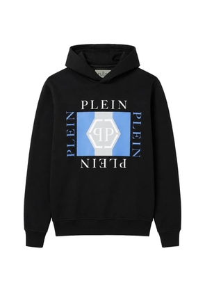 Philipp Plein logo-print hoodie - Black