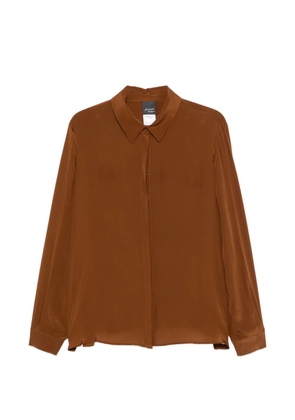 Marina Rinaldi Pmraprile long-sleeve shirt - Brown
