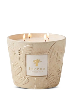 Baobab Collection Paloma embossed ceramic scented candle (10cm) - Neutrals