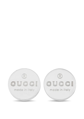 Gucci Pre-Owned Trademark disc earrings - Silver